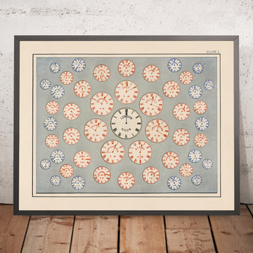 Orologi dei Fusi Orari nel Mondo di AK Johnston, 1906 