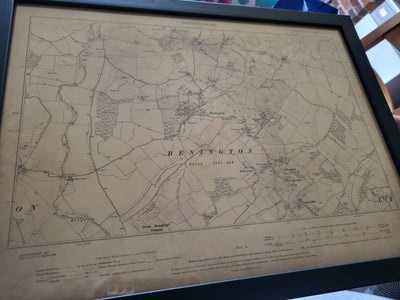 Handmade Old Map (France) - Make Your Own 1800s French General Chart (Carte de l'état-major)