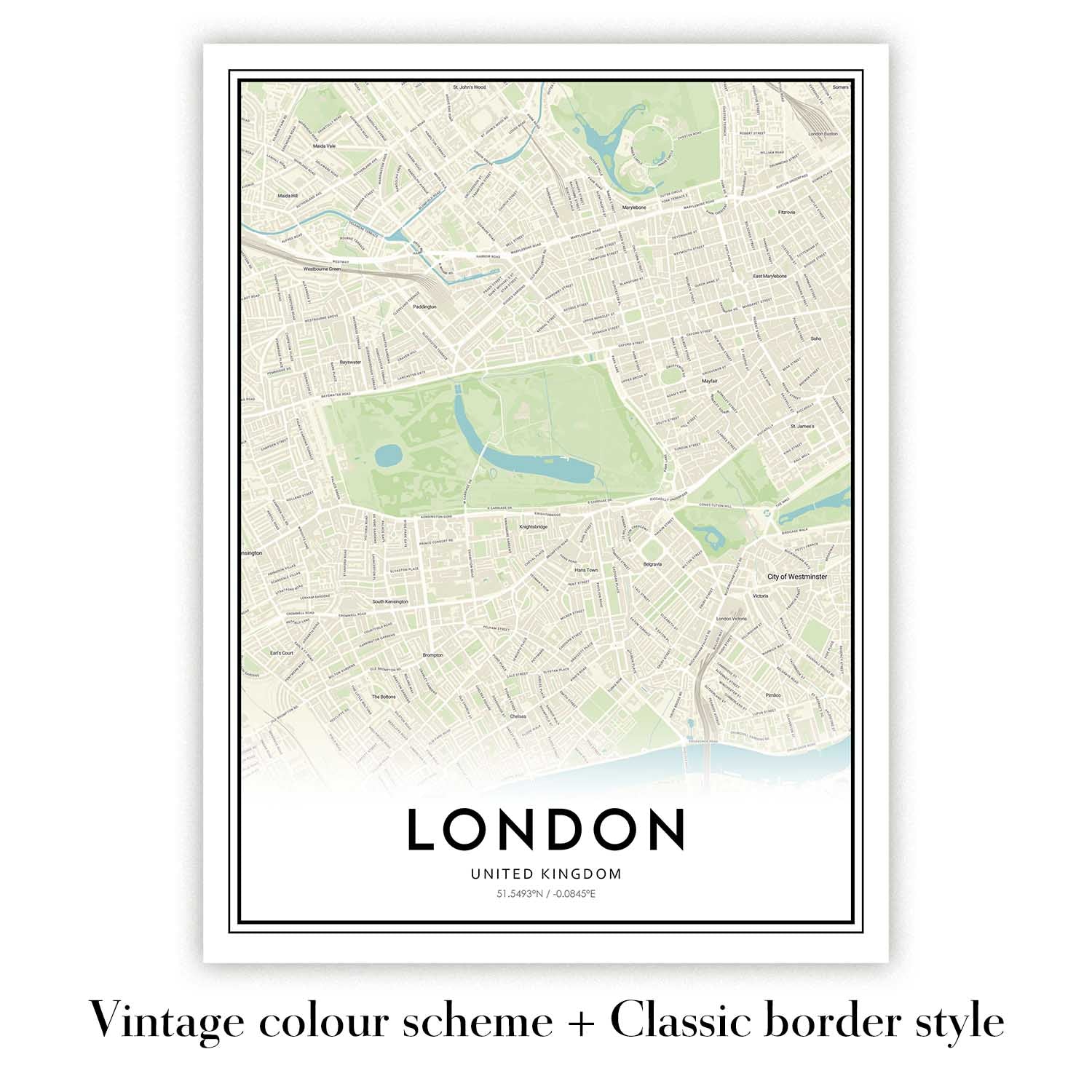 Personalised Modern Map - Make Your Own City & Street Map – The Unique ...