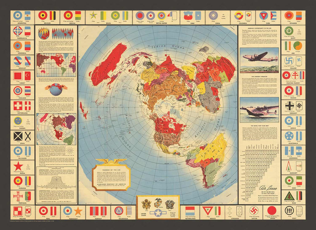 Historic Map Air Economic Chart GH-8a