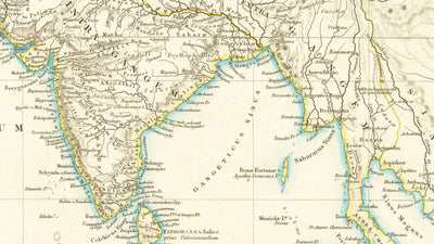 Alte Karte der antiken Welt von Arrowsmith, 1822 - Mittelalterliches Europa, Naher Osten, Afrika - Orbis Veteribus Notus