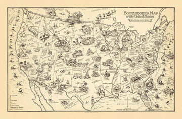 La versión en monocromo del mapa