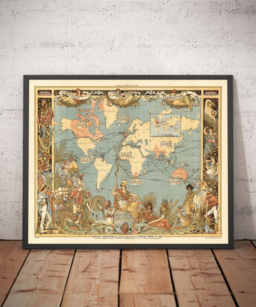 Carte du monde de l&