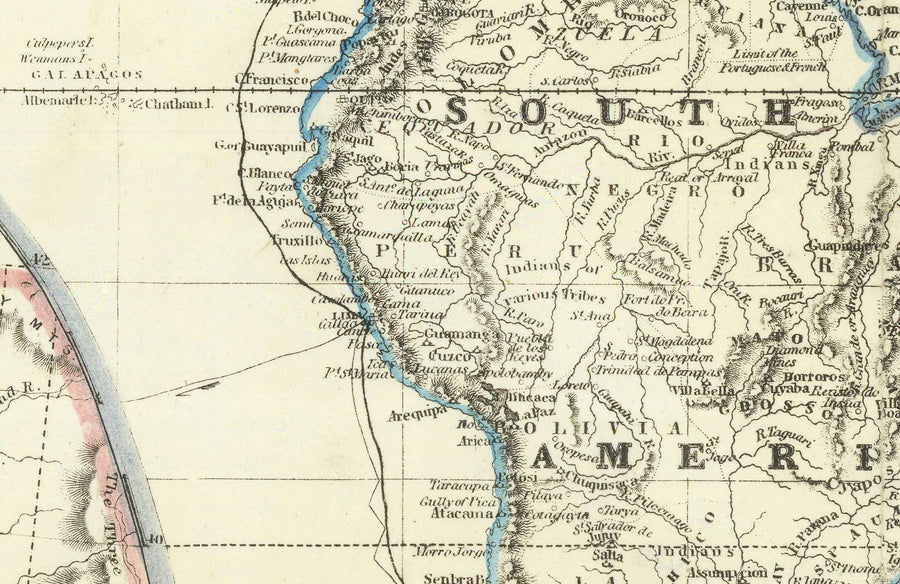 Ancienne carte de la ruée vers l&