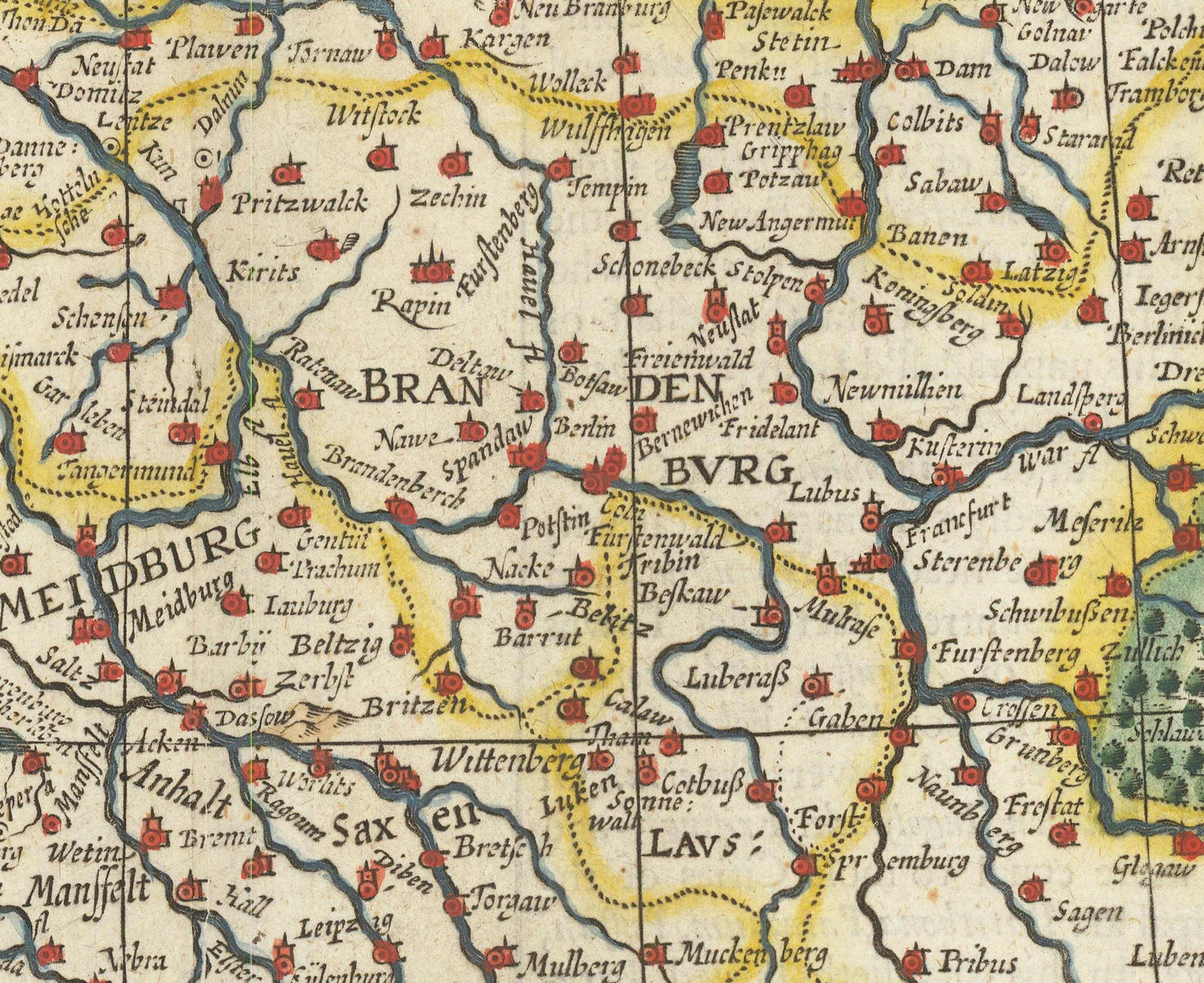 Old Map of Germany by John Speed, 1627 - Holy Roman Empire, German Empire - Austria, Czechia, Poland, Switzerland