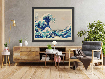 La Grande Vague de Kanagawa par Hokusai, 1831 