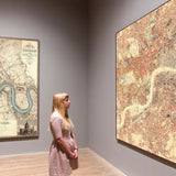 Huge Old Poverty Map of London by Charles Booth, 1888-9