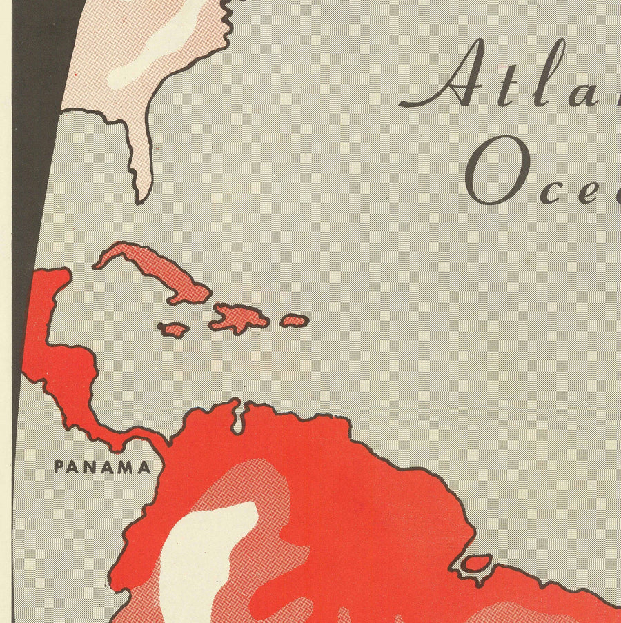 Old World Map by Dr. Seuss, 1943 - US Army Malaria Wall Chart from World War 2