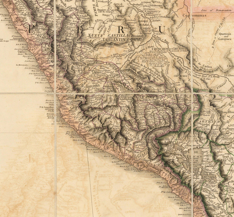 Rare ancienne carte d&