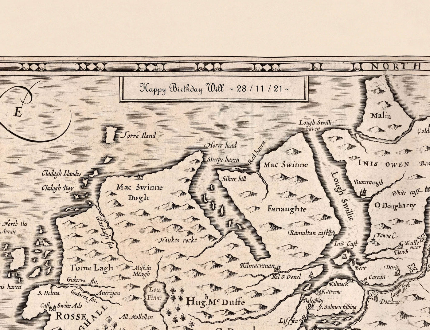 Old Map of North East London in 1746 by John Rocque - Wanstead, Walthamstow, Leyton, Aldersbrook, Woodford, E7, E9, E10, E11, E12, E15