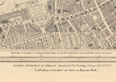 Old Map of North London in 1862 by Edward Stanford - Highgate, Hampstead Heath, Holloway, Crouch End - N6, N8, N19, N7, NW3, NW5