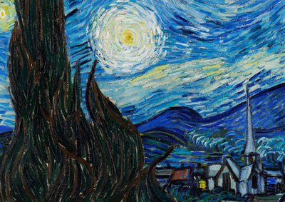 The Starry Night by Vincent van Gogh, 1889 - Personalised Fine Art