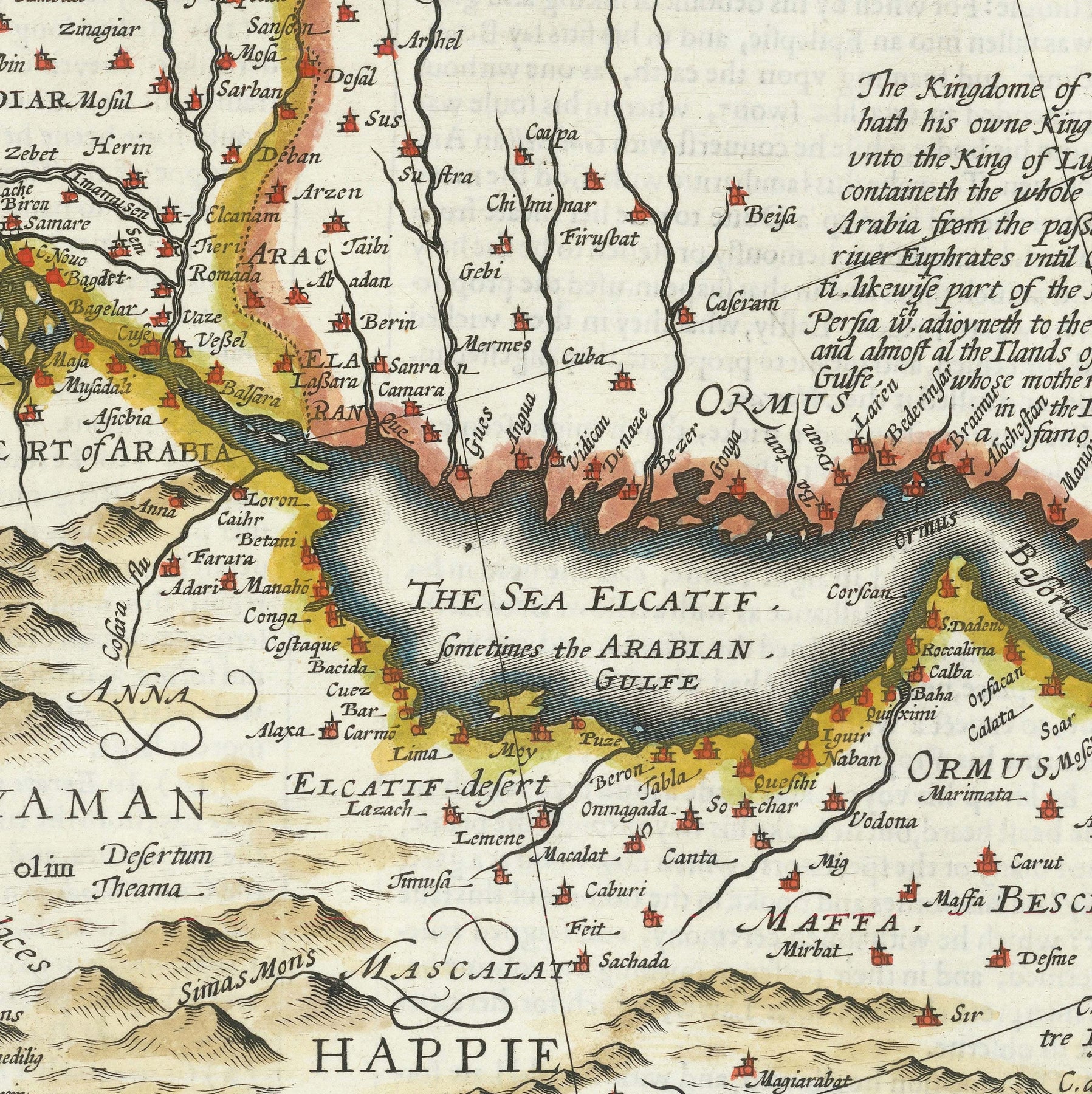 Old Map of the Turkish / Ottoman Empire by John Speed, 1627 - Turkey ...