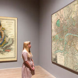 Grande Mappa Antica di Londra di C&J Greenwood, 1830 - Colorata a mano 