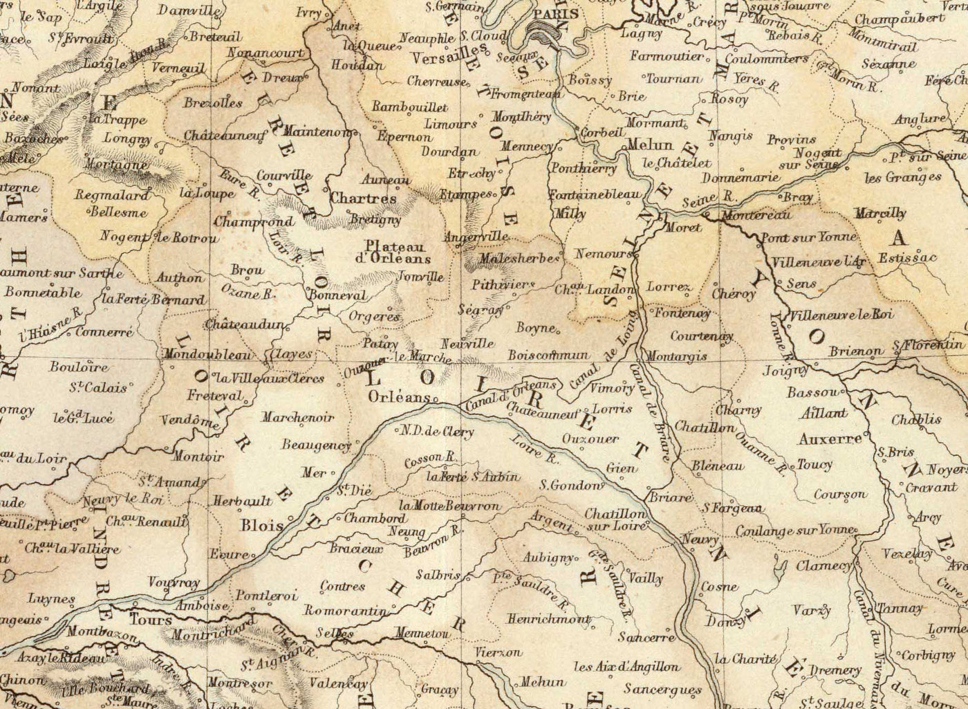 Mapa antiguo de Francia y sus posesiones extranjeras, 1872 por Archibald Fullarton - Argelia, Guayana Francesa, Córcega, Los Alpes, Martinica