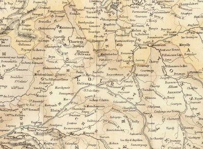 Alte Karte von Frankreich und seinen ausländischen Besitzungen, 1872 von Archibald Fullarton - Algerien, Französisch-Guayana, Korsika, die Alpen, Martinique